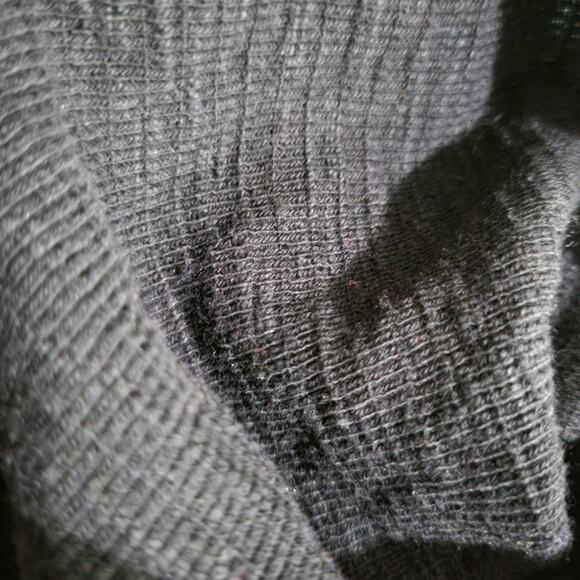 Frye Easy Button Front Dress Black Midi Minimalist Tank Jersey Pockets Rayon XS - Picture 12 of 16